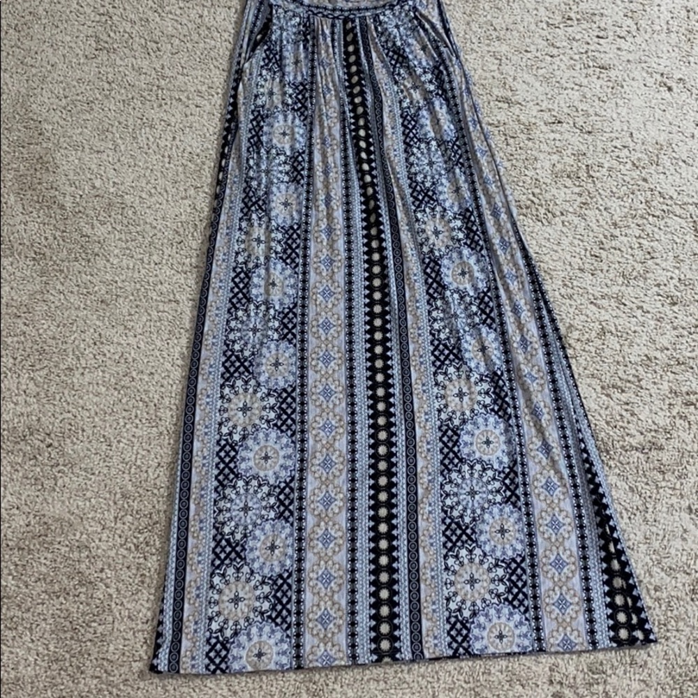 Strapless Pattern Dress - Picture 3 of 5